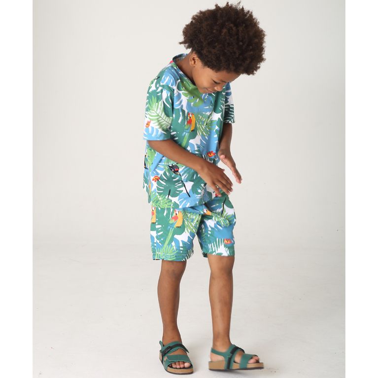 roupa tropical infantil
