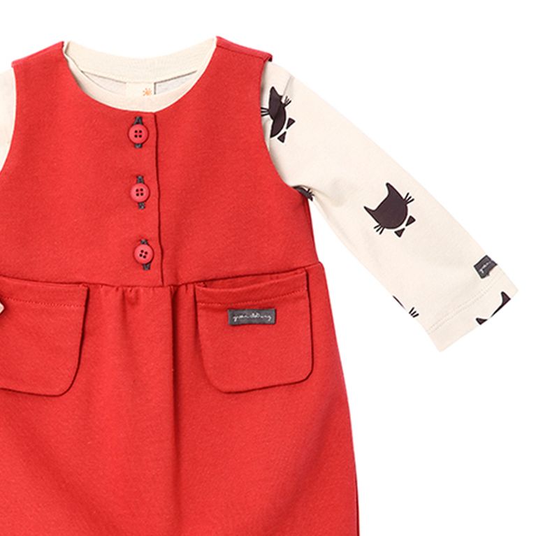 Conjunto Jd Madeleine Vermelho Bebe Menina Loja Green