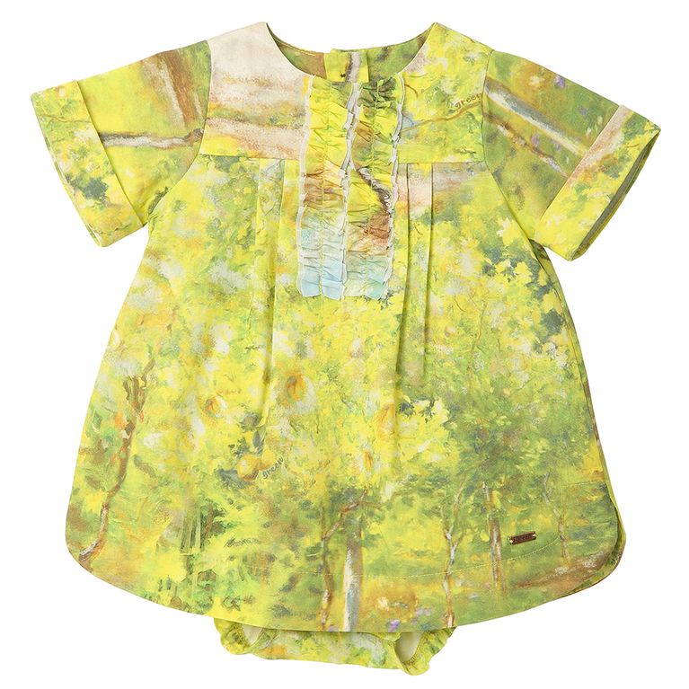 vestido amarelo bebe